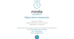 Desktop Screenshot of mirete.es