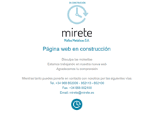 Tablet Screenshot of mirete.es